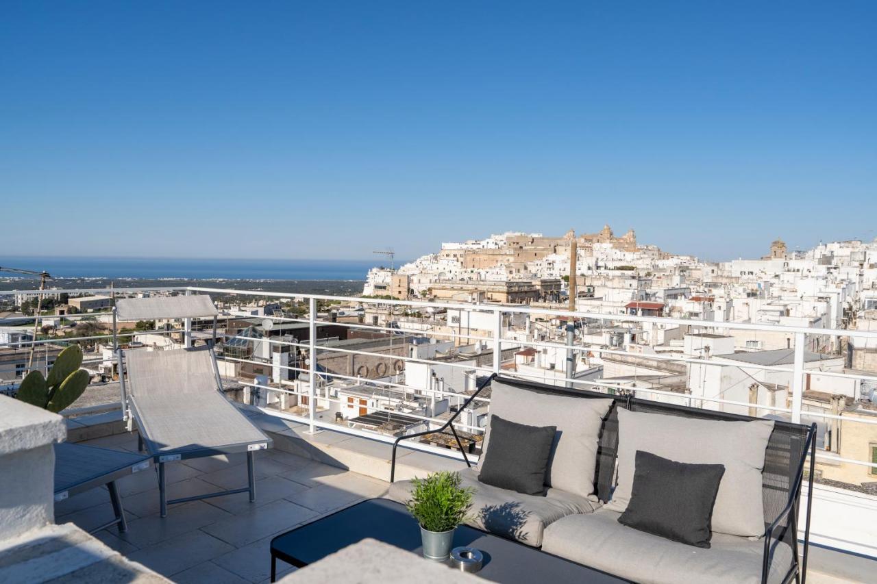 Casa Sunset. Amazing Ostuni Views. 2 Terraces. Villa Bagian luar foto